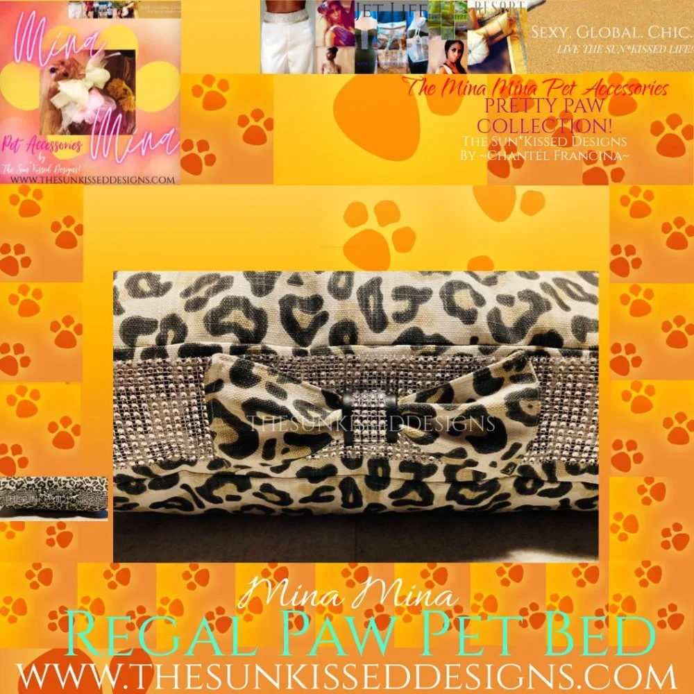 2 Mina Mina Regal Paw Pet Beds By~The Sun*Kissed Designs